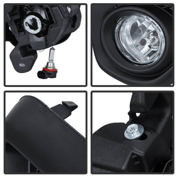 Spyder Mazda CX-5 2012-2015 OEM Fog Light W/Universal Switch- Clear FL-MCX52012-C 5080264