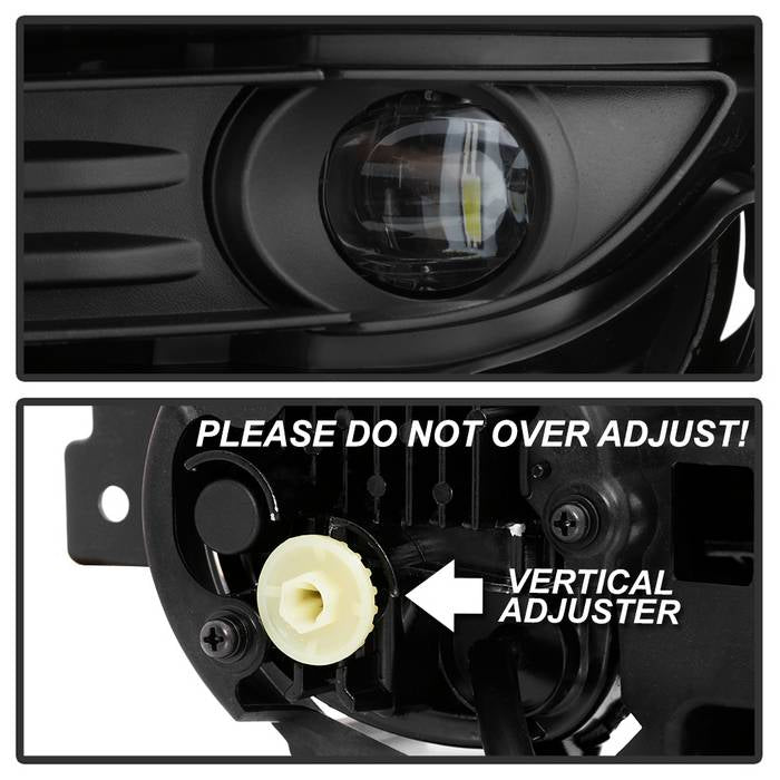 Spyder 17-18 Mazda CX-5 OEM Style Full LED Fog Light w/Switch - Clear (FL-MCX52017-LED-C) 9043352