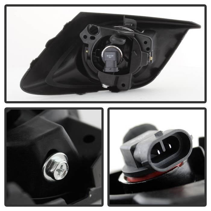 Spyder Mazda 3 2014+ OEM Fog Light w/Switch- Clear FL-MM32014-C 5077776