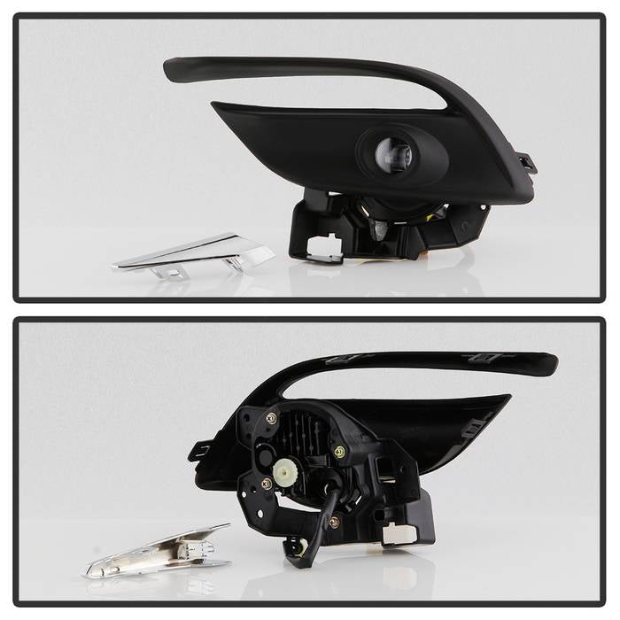 Spyder 17-18 Mazda 3 OEM Style Full LED Fog Light w/Switch - Clear (FL-MM32017-LED-C) 9043192