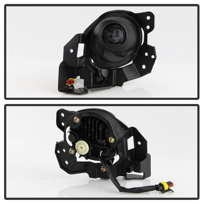 Spyder 17-18 Mazda 3 OEM Style Full LED Fog Light w/Switch - Clear (FL-MM32017-LED-C) 9043192