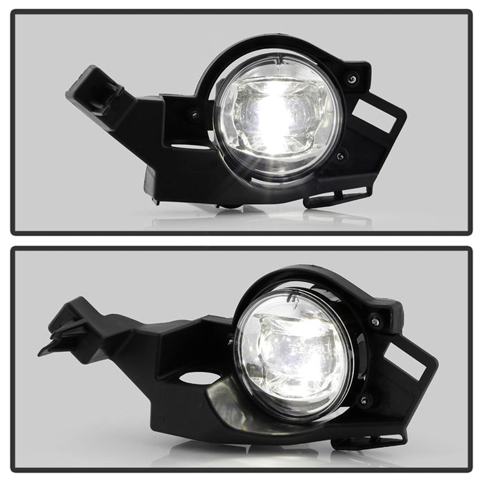 SPYDER 22-24 Nissan Ariya Full LED Fog Lights w/Switch (FL-NA22-LED-C) 9054259