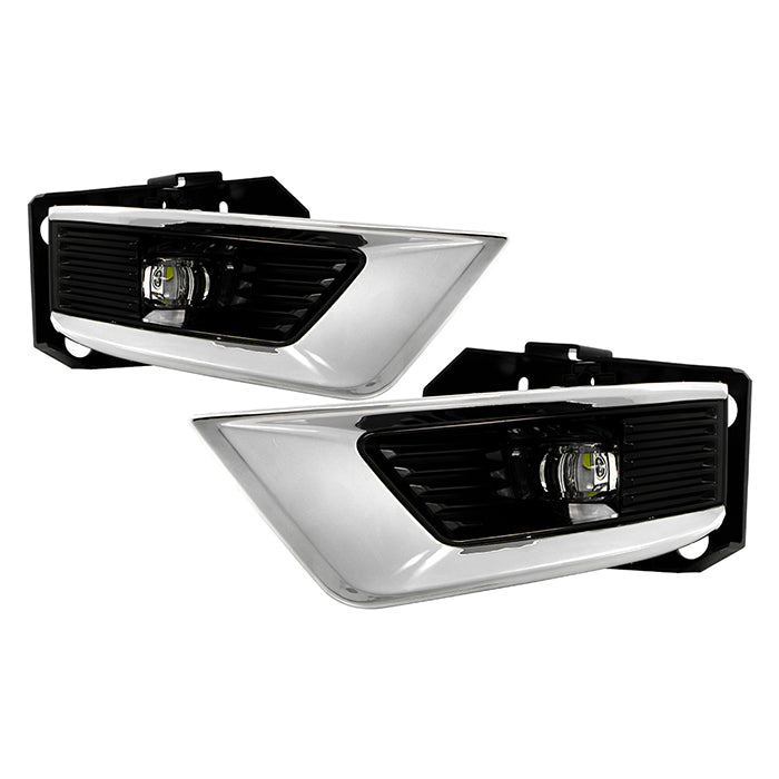 SPYDER 21-23 Nissan Armada Full LED OEM Fog Lights w/Switch (FL-NARM2021-LED-C) 9051241