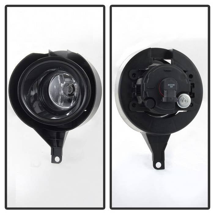 Spyder 05-16 Nissan Frontier Metal Chrome Bumper ONLY OEM Fog Lights w/Switch - Clear (FL-NF05-M-C) 5084972