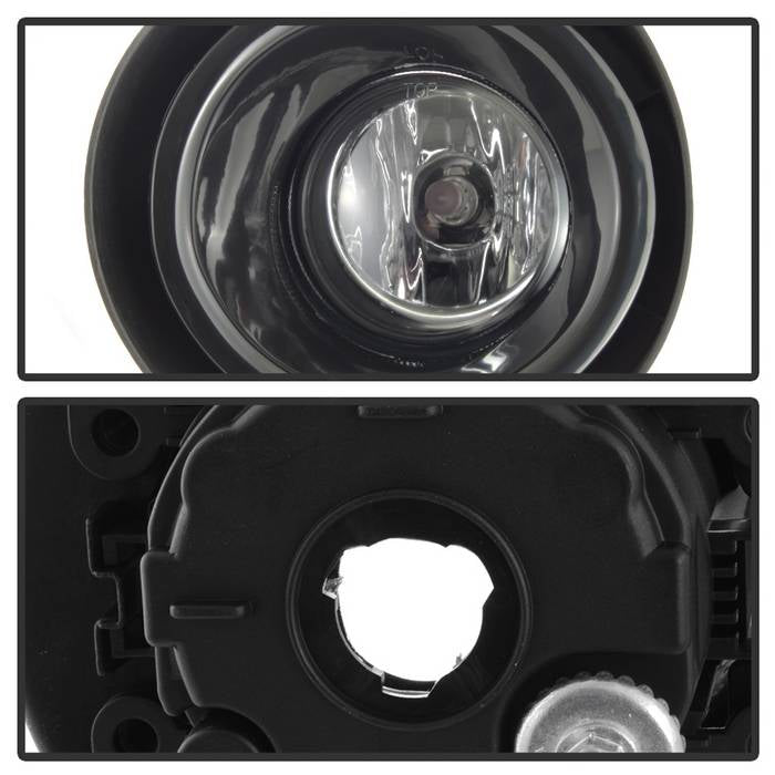 Spyder 05-16 Nissan Frontier Metal Chrome Bumper ONLY OEM Fog Lights w/Switch - Clear (FL-NF05-M-C) 5084972