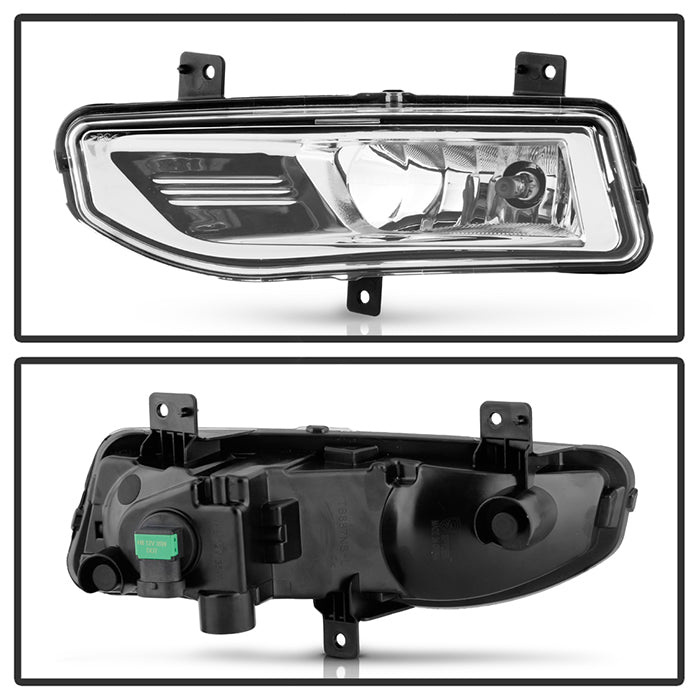 Spyder Nissan Kicks 2018-2020 OEM Style Fog Lights W/OEM Fit Switch - Bulb-H8(Included) - Clear 5087072