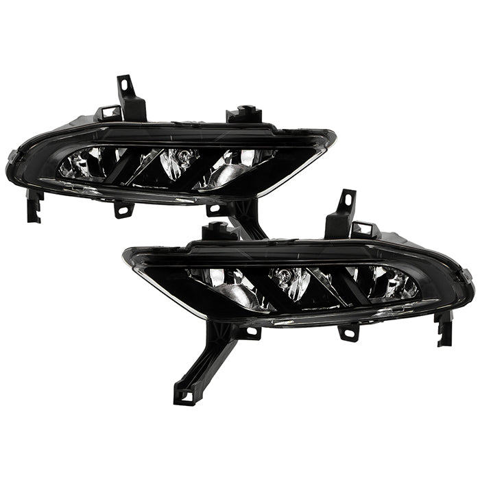SPYDER 16-18 Nissan Maxima OEM LED Fog Lights w/Switch - Clear (FL-NM2016-C) 9051258