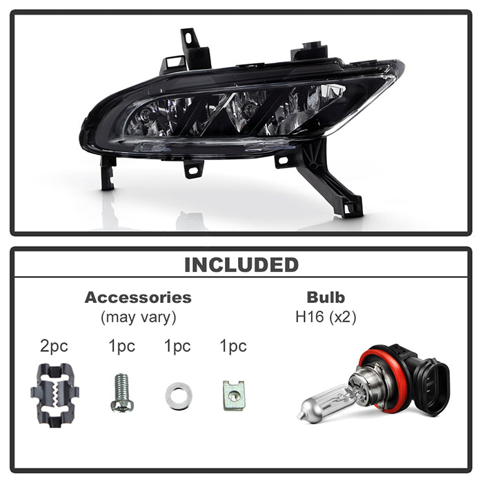 SPYDER 16-18 Nissan Maxima OEM Fog Light - Right (FL-NM2016-R) FL-NM2016-R