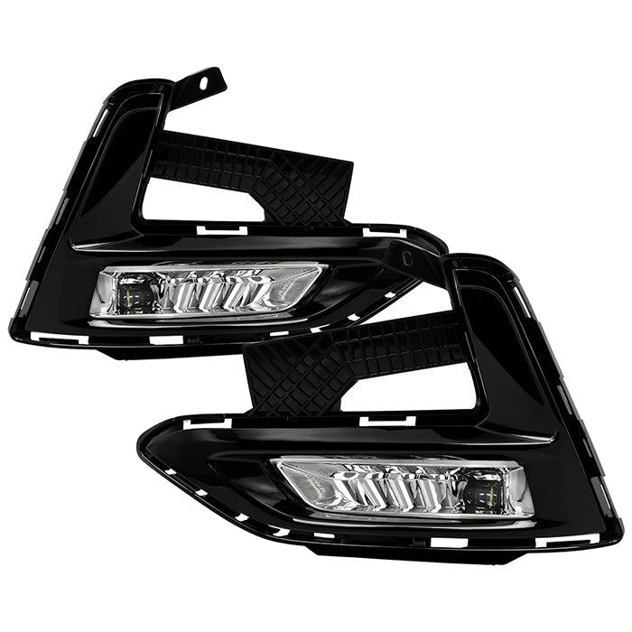 SPYDER 20-22 Nissan Sentra OEM LED Fog Light - Clear (FL-NS20-LED-C) 9051319