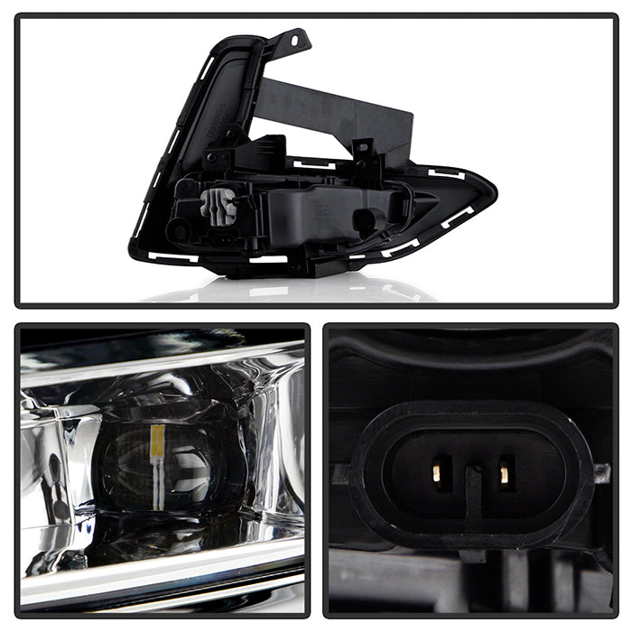 SPYDER 20-22 Nissan Sentra OEM LED Fog Light - Clear (FL-NS20-LED-C) 9051319