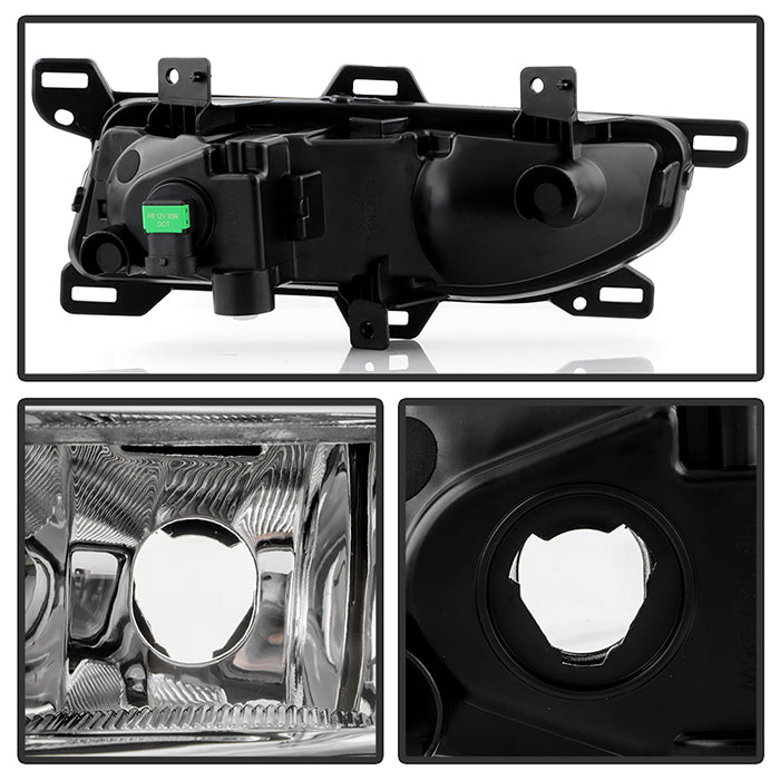 SPYDER 20-22 Nissan Titan OEM Fog Light w/ Switch - Clear (FL-NT20-C) 9051326