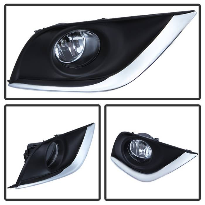 Spyder Nissan versa 2015+ OEM Fog Lights w/Switch Clear FL-NV2015-C 5080240