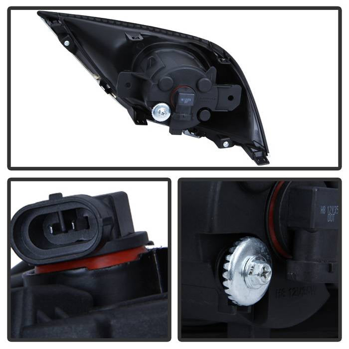 Spyder Nissan versa 2015+ OEM Fog Lights w/Switch Clear FL-NV2015-C 5080240