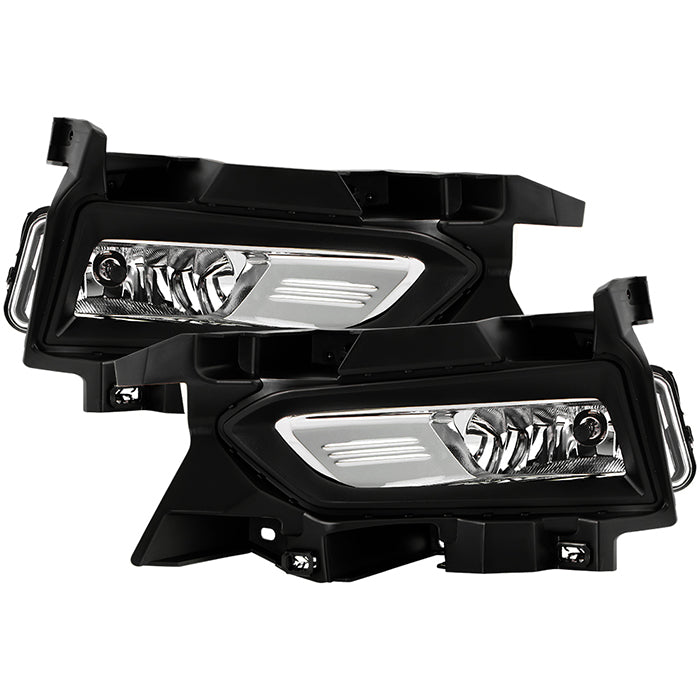 SPYDER 20-22 Nissan Versa OEM Fog Lights w/ Switch - Clear (FL-NV20-C) 9052248