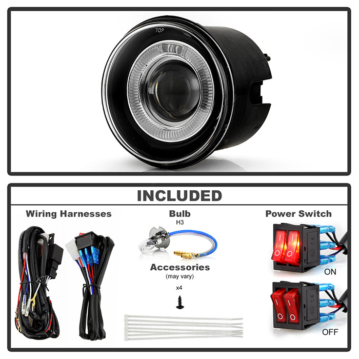Spyder Chrysler 300C 05-10/300 05-08 Projector Fog Lights w/swch Clear FL-P-C300C05-HL 5015785