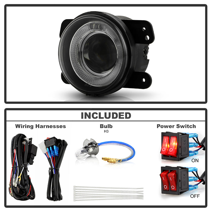 Spyder Dodge Magnum 05-08/Journey 09-10 Projector Fog Lights w/Switch Smoke FL-P-DM05-HL-SM 5039033