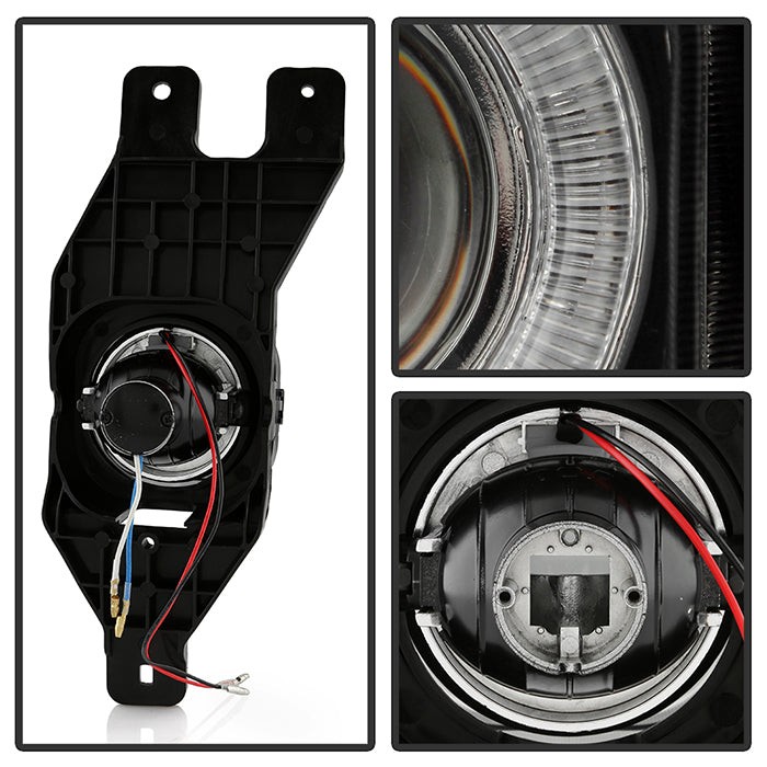 Spyder Ford F250/F350 99-04/Excursion 00-05 Halo Projector Fog Lights w/swch Smke FL-P-FF25001-HL-SM 5021366
