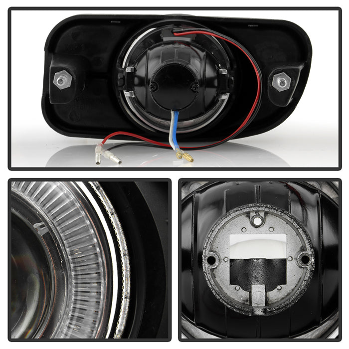 Spyder Jeep Grand Cherokee 99-04 Halo Projector Fog Lights w/Switch Clear FL-P-JGC99-HL 5021496