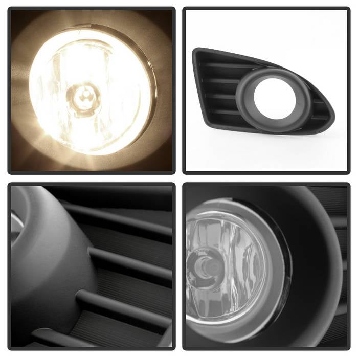 Spyder Scion IQ 2012-2013 OEM Fog Light w/Switch- Clear FL-SIQ12-C 5077868