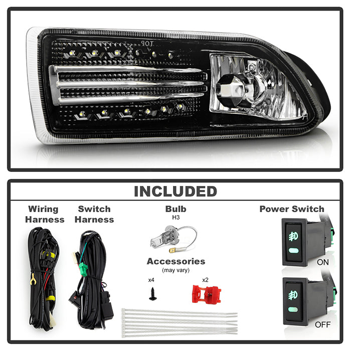 Spyder Scion TC 05-10 LED Fog Lights w/Switch Clear FL-STC06-LED 5071620