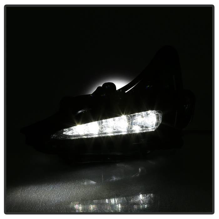 Spyder 2017+ Toyota Corolla OEM LED Fog Lights w/Switch - Clear (FL-TCO17-LED-C) 5084866