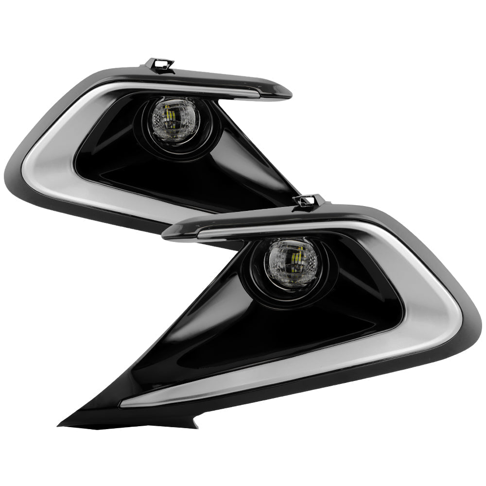 SPYDER 23-24 Toyota Corolla Hatchback OEM Full Fog Lights w/Switch - Clear (FL-TCOC2023-HB-LED-C) 9054280