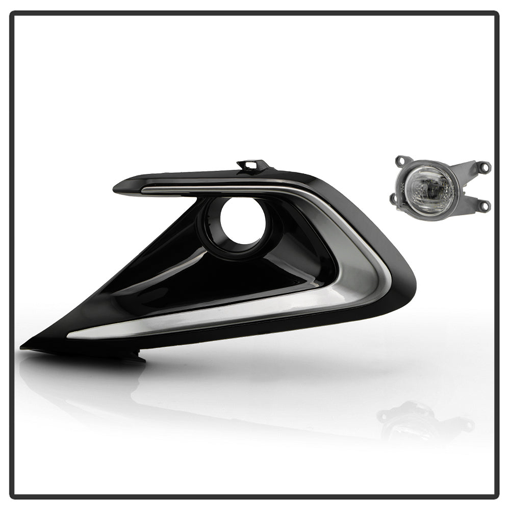 SPYDER 23-24 Toyota Corolla Hatchback OEM Full Fog Lights w/Switch - Clear (FL-TCOC2023-HB-LED-C) 9054280