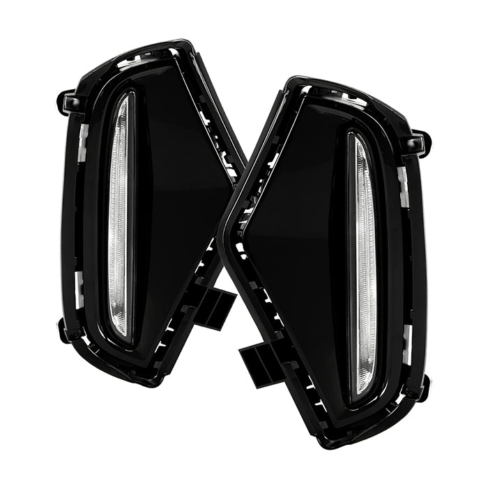 SPYDER 19-21 Toyota RAV4 OEM Full LED Fog Light w/ Switch - Clear (FL-TRAV419-LED-C) 9051357