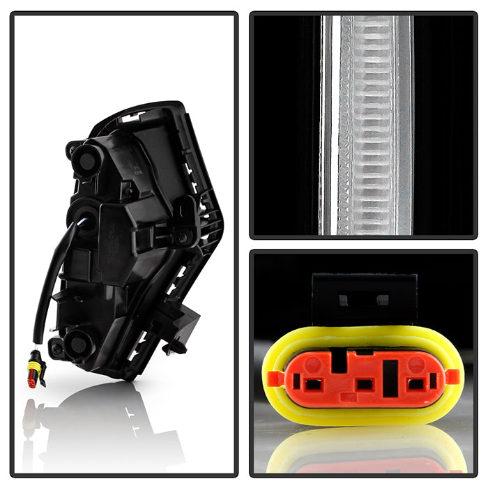 SPYDER 19-21 Toyota RAV4 OEM Full LED Fog Light w/ Switch - Clear (FL-TRAV419-LED-C) 9051357