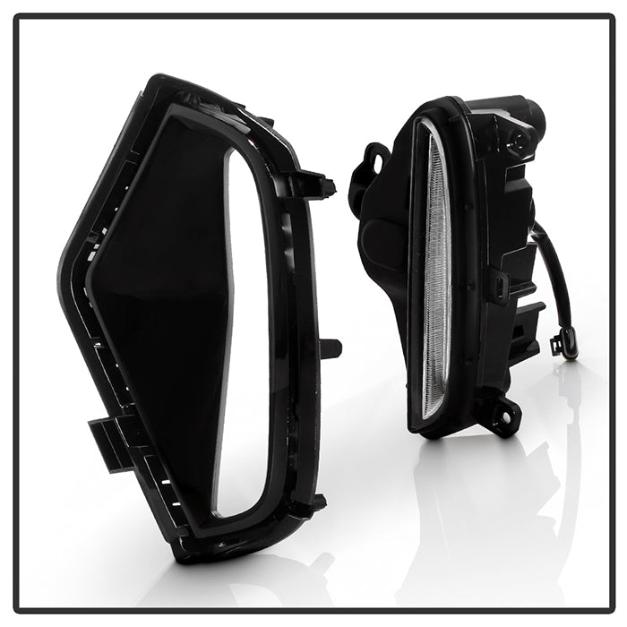 SPYDER 19-21 Toyota RAV4 OEM Full LED Fog Light w/ Switch - Clear (FL-TRAV419-LED-C) 9051357