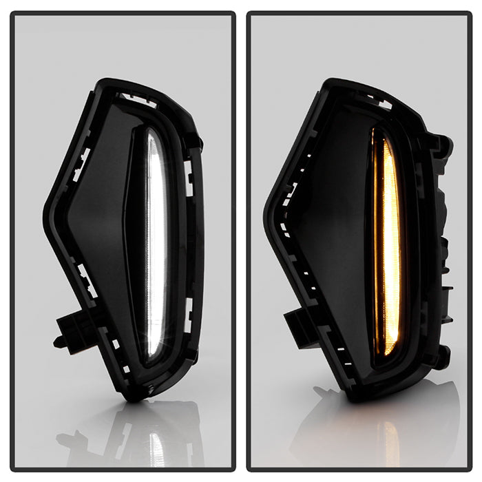 SPYDER 19-21 Toyota RAV4 OEM Full LED Fog Light w/ Switch - Clear (FL-TRAV419-LED-C) 9051357
