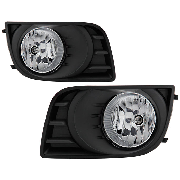 Spyder Toyota Sequoia 08-16 OEM Style Fog Lights w/OEM Fit Switch - Fog Bulbs-4145(Included) - Clear 5087133