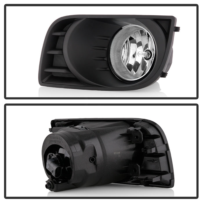 Spyder Toyota Sequoia 08-16 OEM Style Fog Lights w/OEM Fit Switch - Fog Bulbs-4145(Included) - Clear 5087133