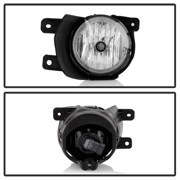 Spyder Toyota Sequoia 08-16 OEM Style Fog Lights w/OEM Fit Switch - Fog Bulbs-4145(Included) - Clear 5087133