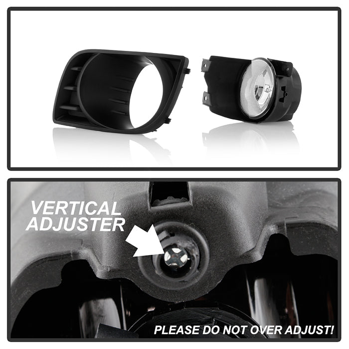 Spyder Toyota Sequoia 08-16 OEM Style Fog Lights w/OEM Fit Switch - Fog Bulbs-4145(Included) - Clear 5087133