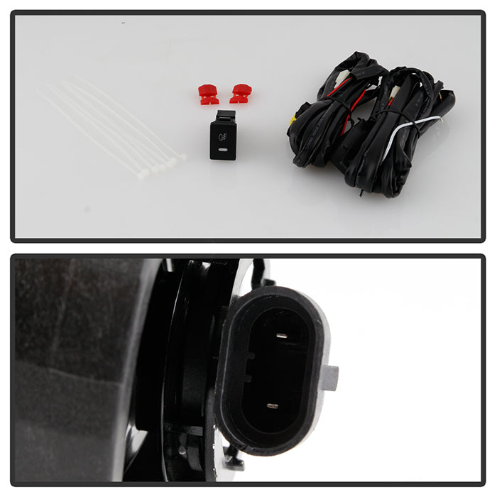 Spyder Toyota Sequoia 08-16 OEM Style Fog Lights w/OEM Fit Switch - Fog Bulbs-4145(Included) - Clear 5087133