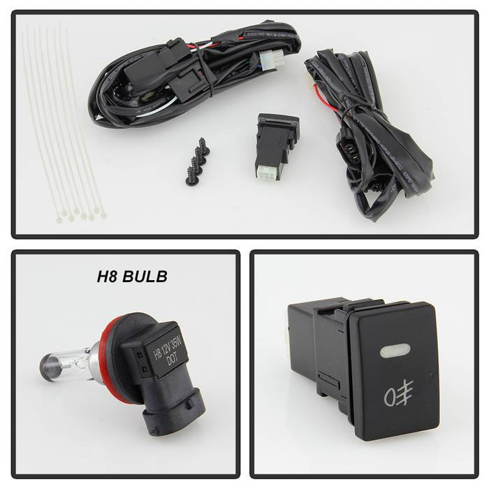 Spyder Toyota Sienna 11-17 SE Models Only OEM Fog Lights w/OEM Fit Switch - H8 (Included) - Clear 5086341