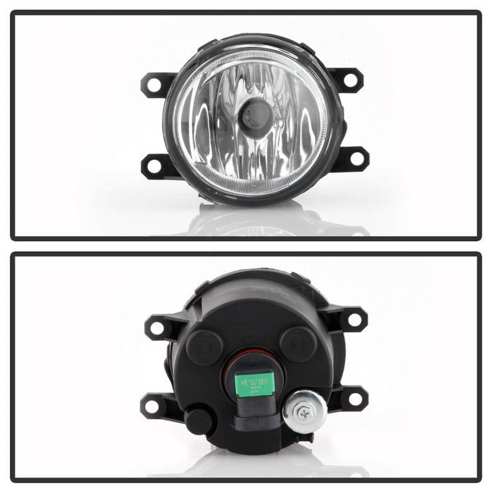Spyder Toyota Sienna 2018-2019 OEM Fog Lights w/OEM Fit Switch - H8(Included) -  Clear 5086334