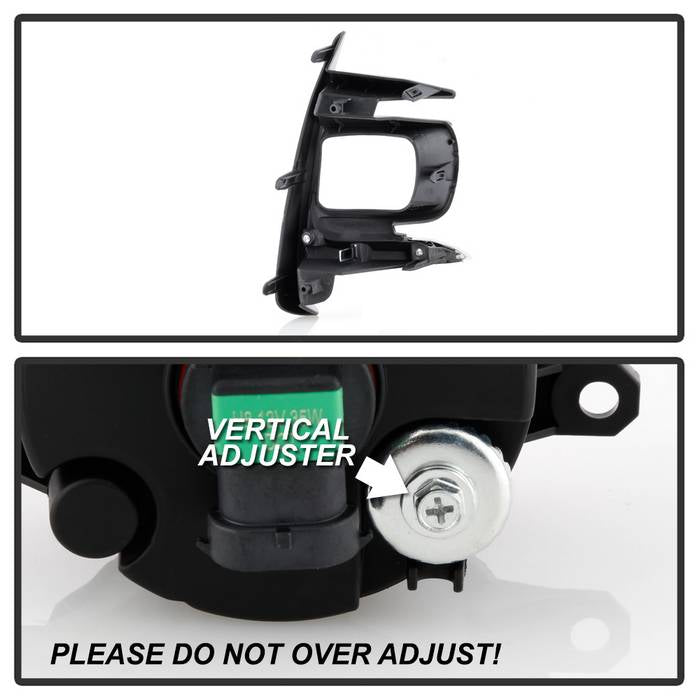 Spyder Toyota Sienna 2018-2019 OEM Fog Lights w/OEM Fit Switch - H8(Included) -  Clear 5086334