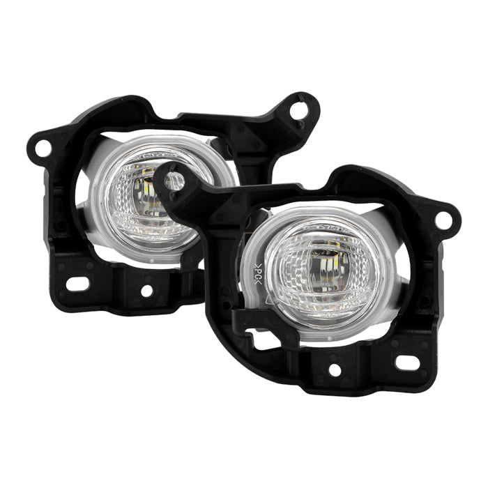SPYDER 20-24 Toyota Venza OEM LED Fog Light w/ Switch - Clear (FL-TV20-LED-C) 9054297