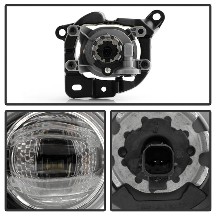SPYDER 20-24 Toyota Venza OEM LED Fog Light w/ Switch - Clear (FL-TV20-LED-C) 9054297