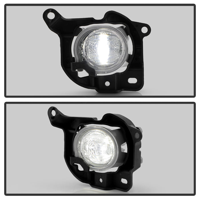SPYDER 20-24 Toyota Venza OEM LED Fog Light w/ Switch - Clear (FL-TV20-LED-C) 9054297