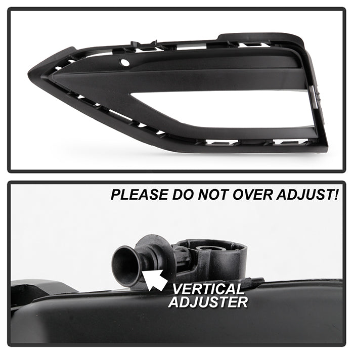 Spyder VW Jetta 19-20 OEM Style Fog Lights w/Universal Switch - Clear (FL-VJ2019-C) 5087164