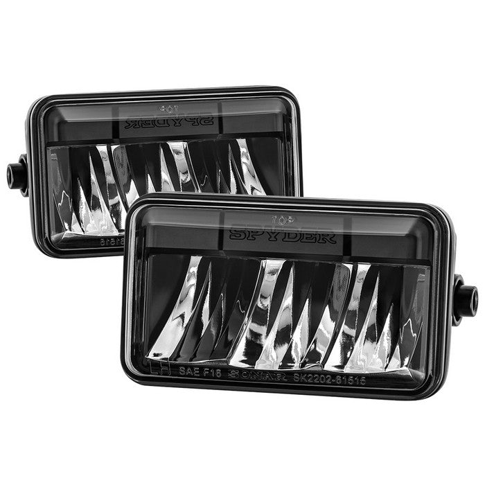 Spyder 15-16 Ford F-150 Fog Light - Black FL-YD-FF15015-LED-BK 5083975