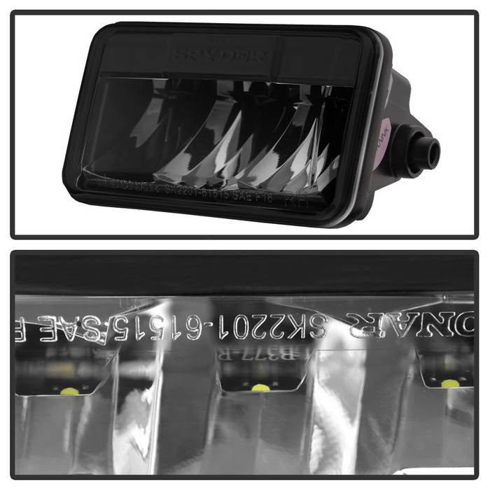 Spyder 15-16 Ford F-150 Fog Light - Black FL-YD-FF15015-LED-BK 5083975