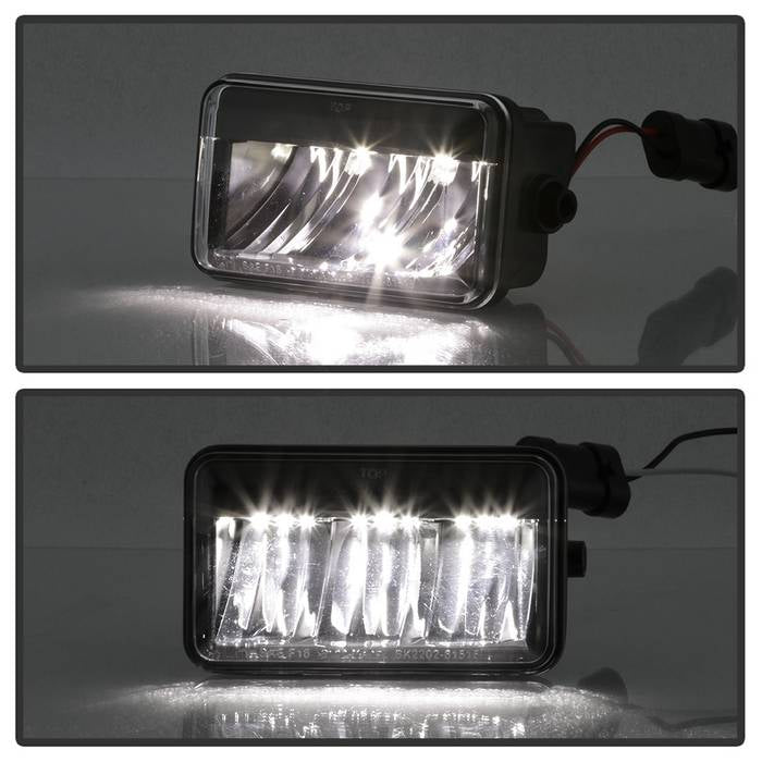 Spyder 15-16 Ford F-150 Fog Light - Black FL-YD-FF15015-LED-BK 5083975