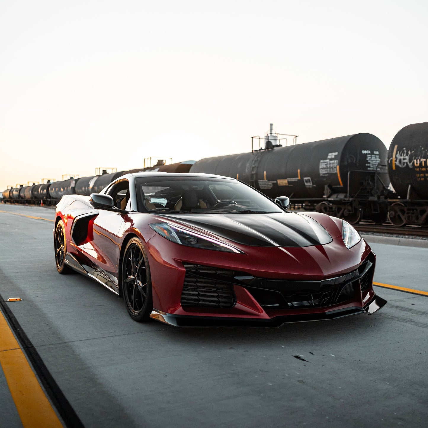 Corvette C8 Stingray to Z06 Full Front Bumper Conversion Kit (Track Package 15pcs)