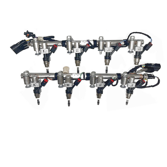 FIC 2014-2024 LT1 6.2 and 6.6 Truck Rails with Fuel Injectors 12687709