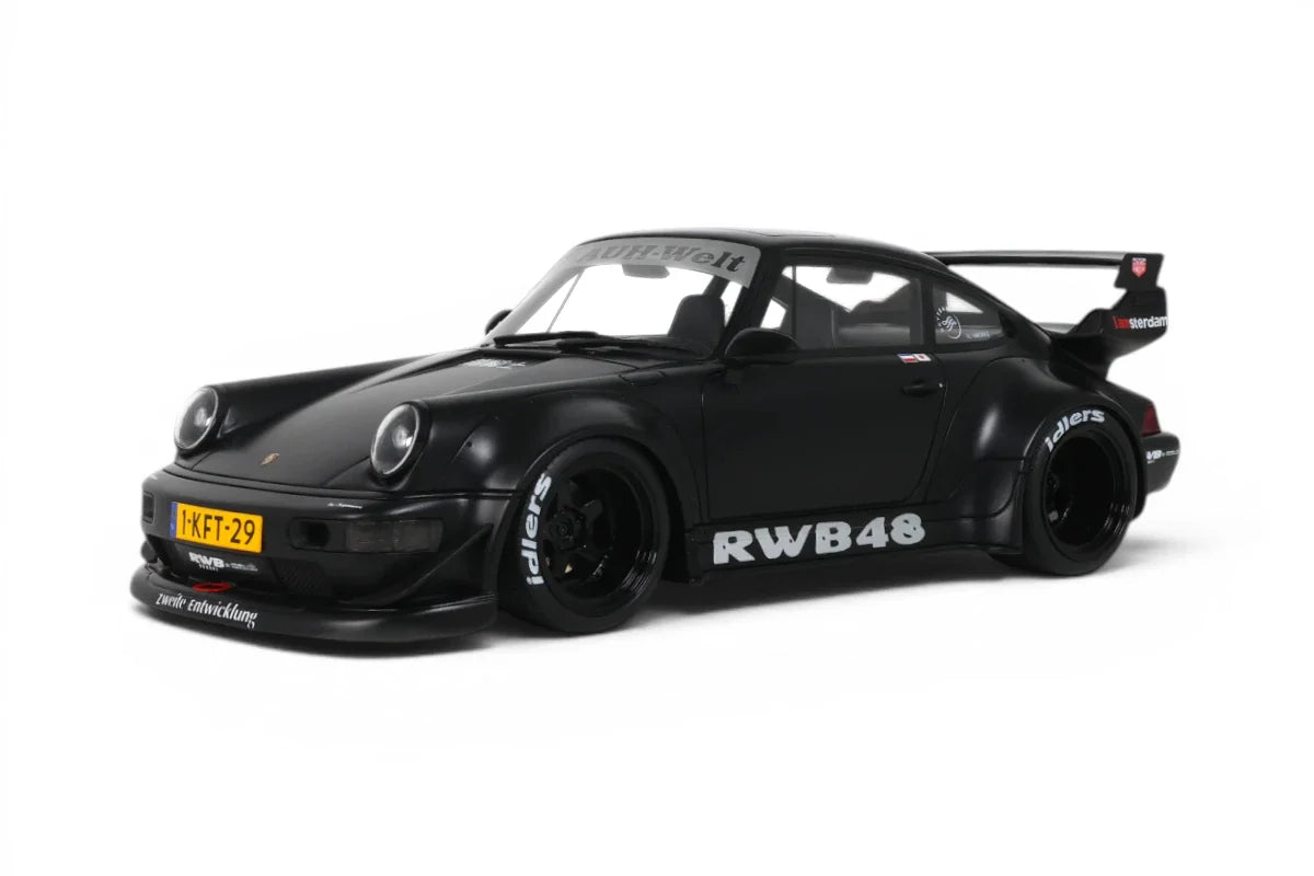 GT Spirit 2013 Porsche 911 964 RWB (Darth Vader) Matte Black 1:18