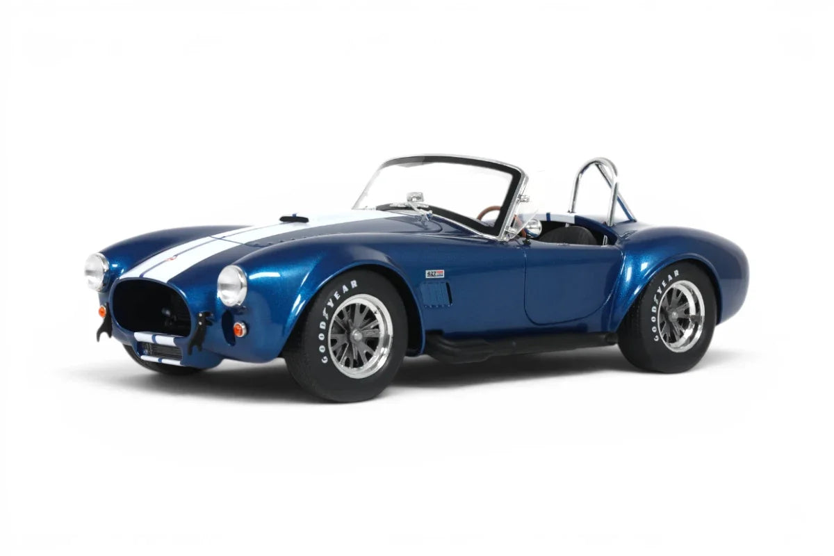 GT Spirit 1967 Shelby Cobra 427 S/C Navy Blue w/ White Stripes 1:18